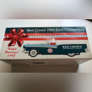 Red Crown 1957 Convertible limited edition Ford Die Cast Bank
